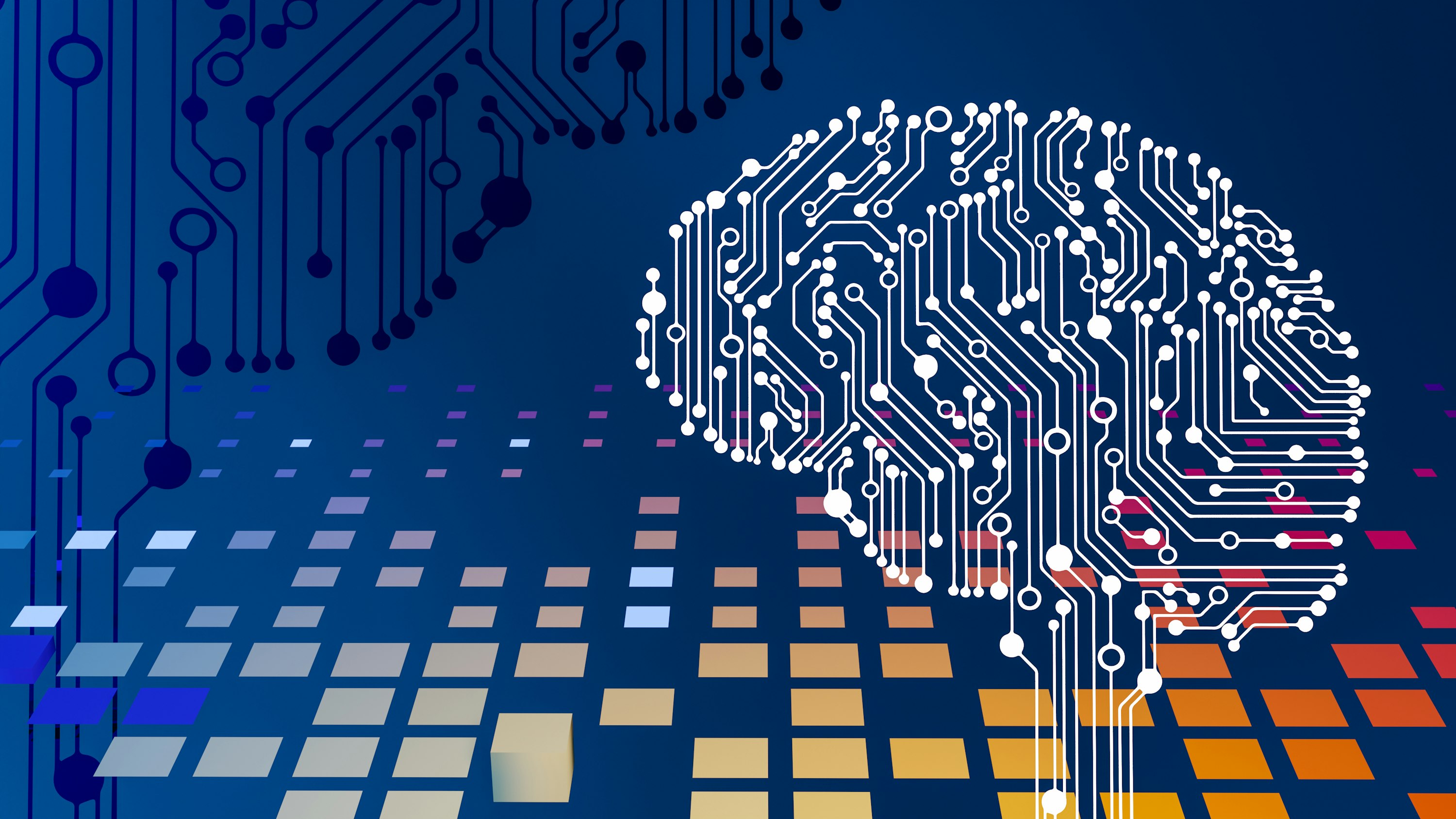 Agi artificial intelligence circuit board brain