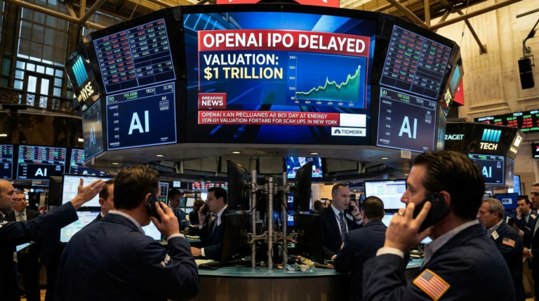 OpenAI IPO delay Wall Street stock market trading
