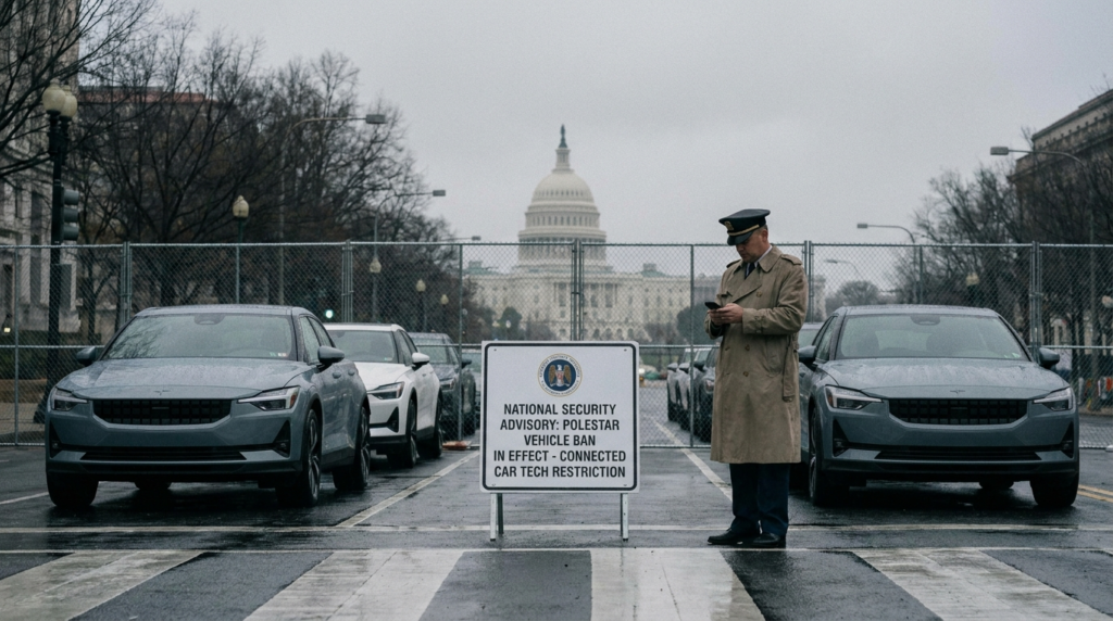 Polestar US ban national security connected vehicle